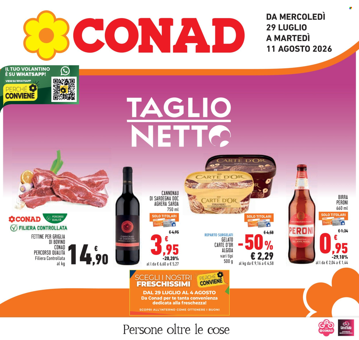 Volantino Conad - 29/7/2026 - 11/8/2026. Pagina 1