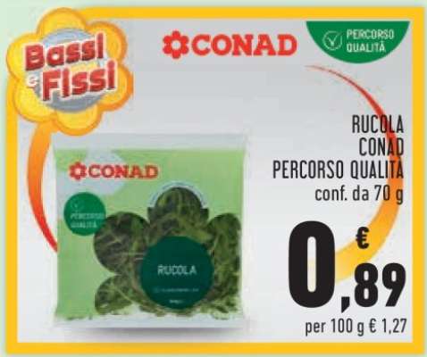 Rucola Conad Percorso Qualità