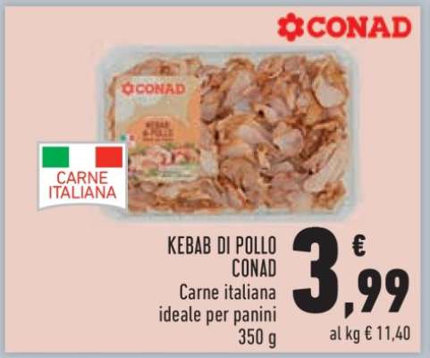 Kebab di Pollo Conad