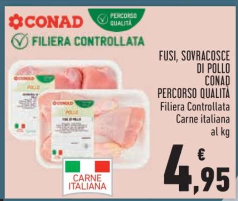 Fusi, sovracosce di pollo CONAD Percorso Qualità