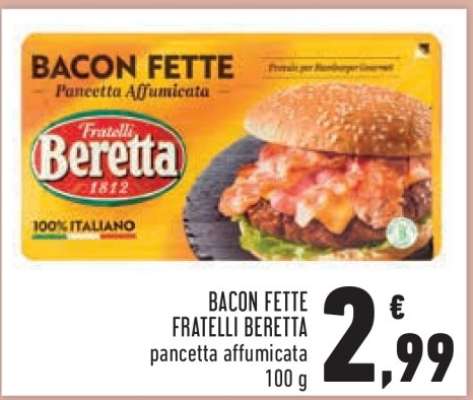 BACON FETTE FRATELLI BERETTA