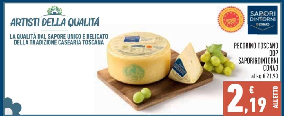 PECORINO TOSCANO DOP SAPORIGEDINTORNI CONAD