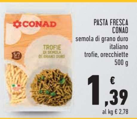 Pasta fresca CONAD