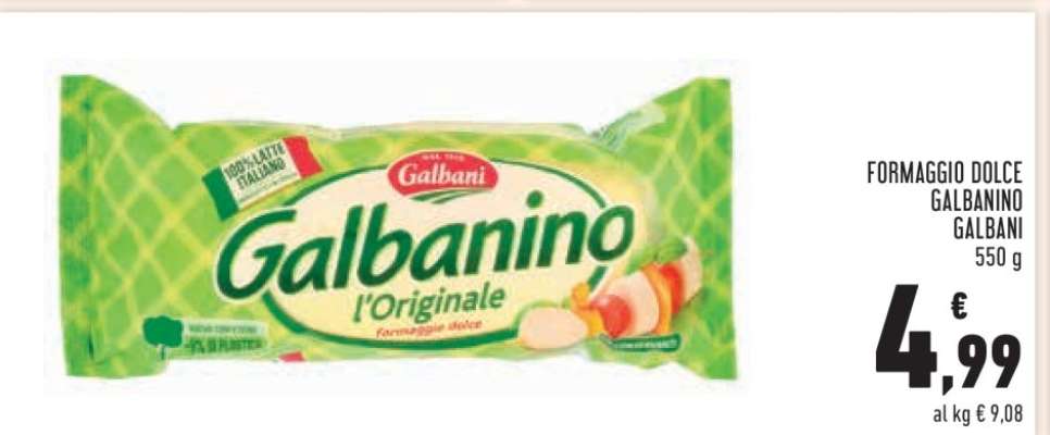 FORMAGGIO DOLCE GALBANINO