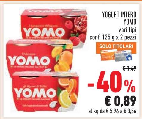 Yogurt Intero Yomo