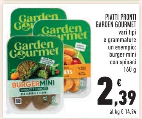 PIATTI PRONTI GARDEN GOURMET