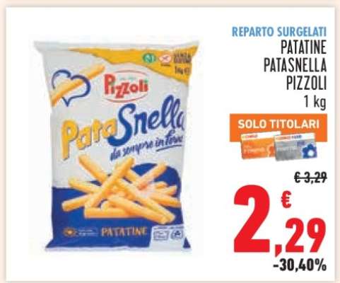 Patatine Patasnella Pizzoli