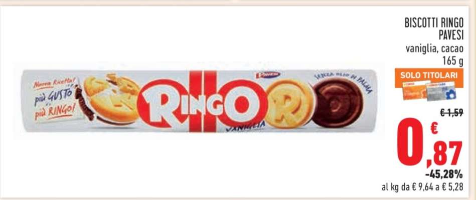 BISCOTTI RINGO PAVESI