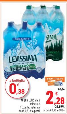 ACQUA LEVISSIMA