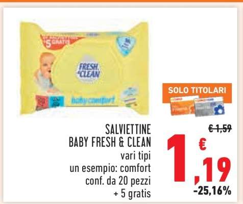 SALVIETTINE BABY FRESH & CLEAN