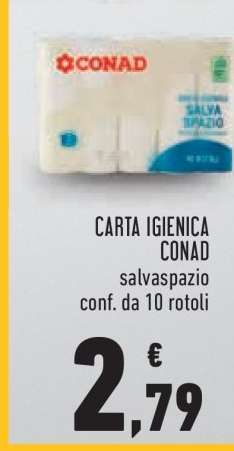 Carta igienica CONAD