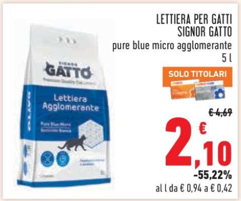 LETTIERA PER GATTI SIGNOR GATTO