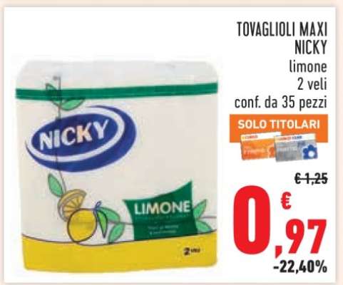 TOVAGLIOLI MAXI NICKY