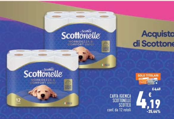 Carta Igienica Scottonelle Scottex