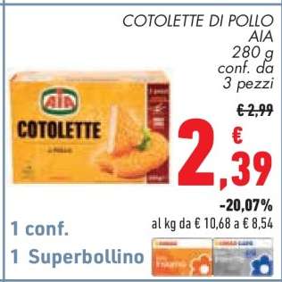 COTOLETTE DI POLLO