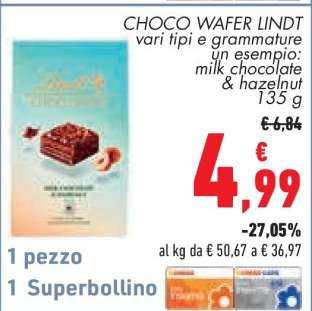 CHOCO WAFER LINDT