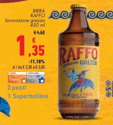 BIRRA RAFFO lavorazione grezza 450 ml