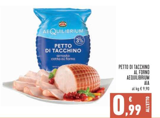 Petto di Tacchino al Forno Aequilibrium AIA