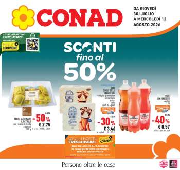 Volantino Conad - 30/7/2026 - 12/8/2026.