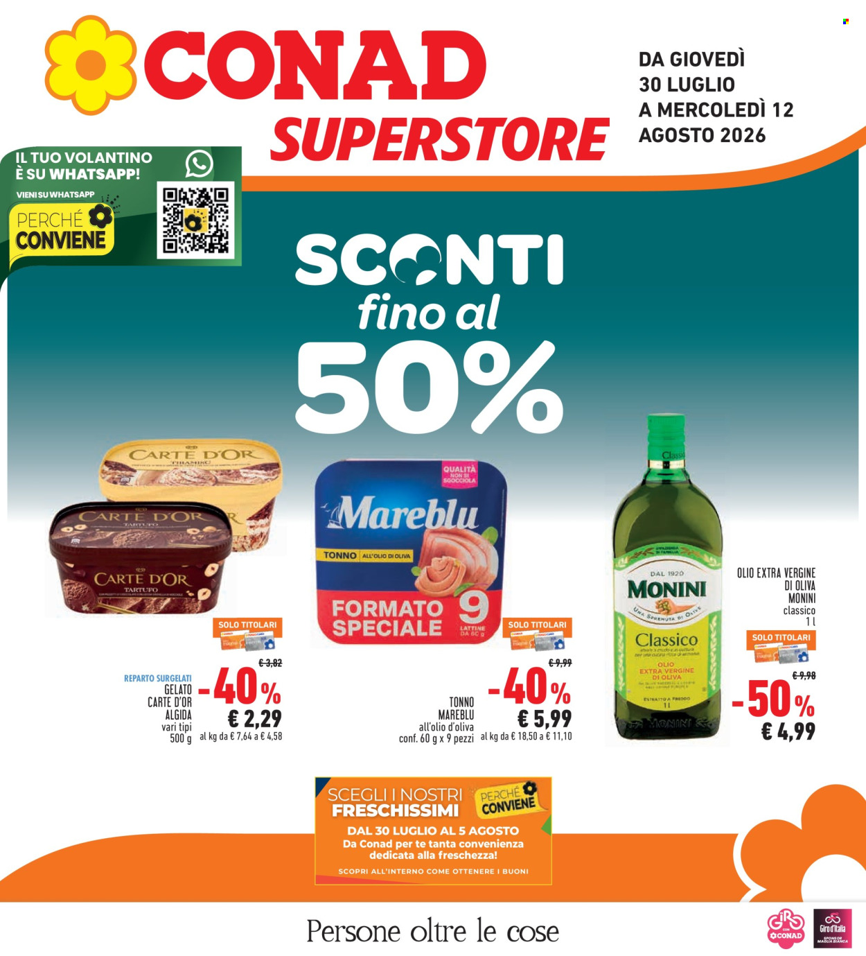 Volantino Conad - 30/7/2026 - 12/8/2026. Pagina 1