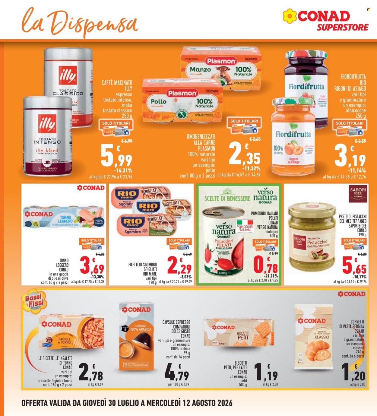 Volantino Conad - 30/7/2026 - 12/8/2026. Pagina 16