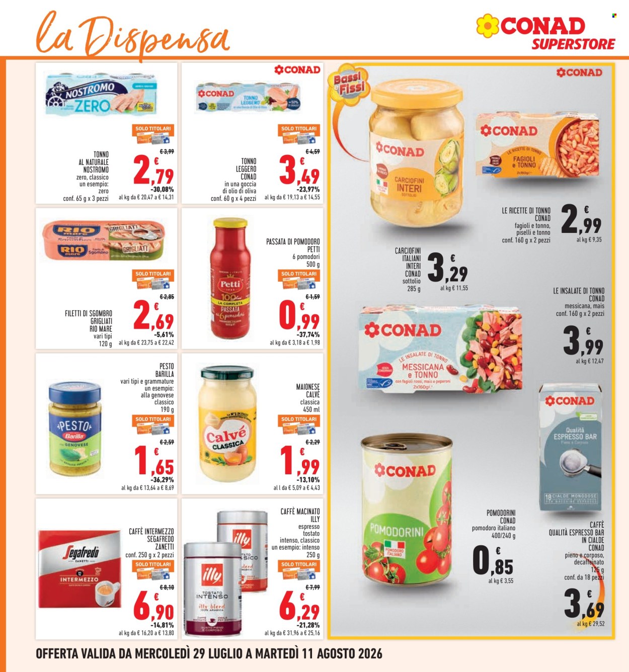 Volantino Conad - 29/7/2026 - 11/8/2026. Pagina 18