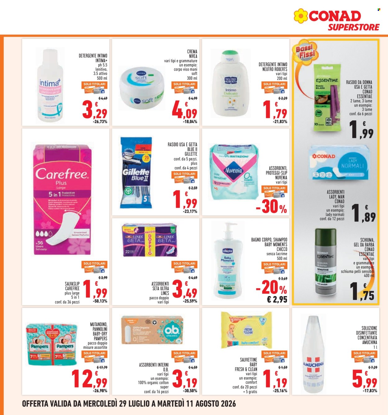Volantino Conad - 29/7/2026 - 11/8/2026. Pagina 24
