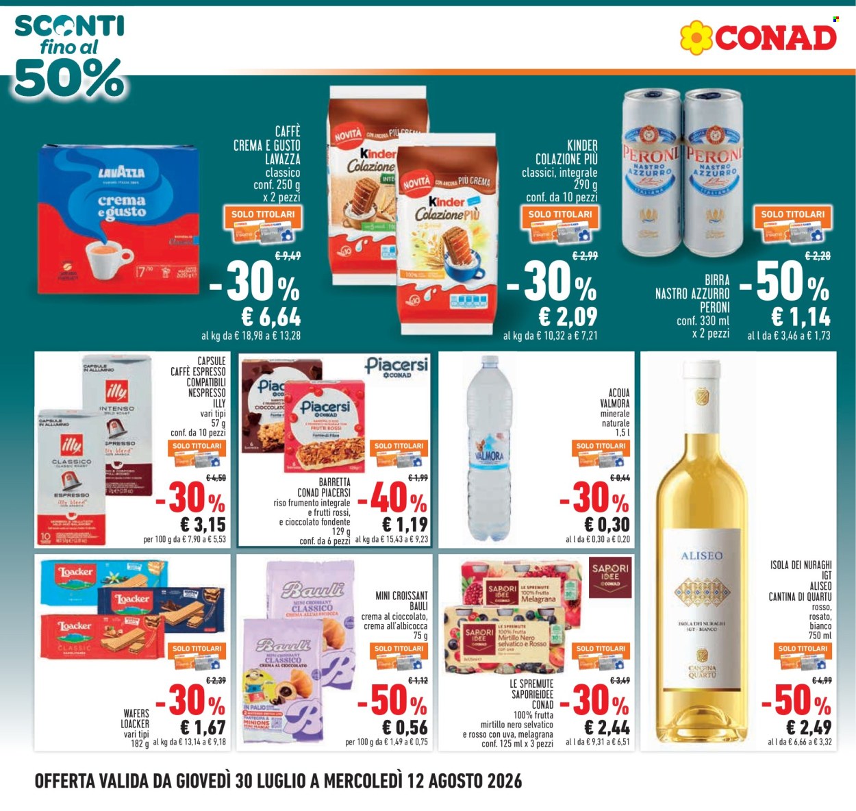 Volantino Conad - 30/7/2026 - 12/8/2026. Pagina 4