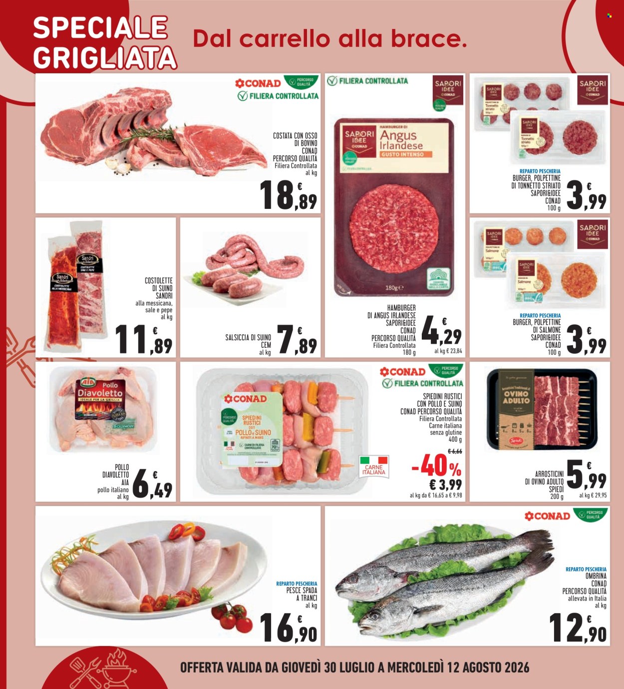 Volantino Conad - 30/7/2026 - 12/8/2026. Pagina 10