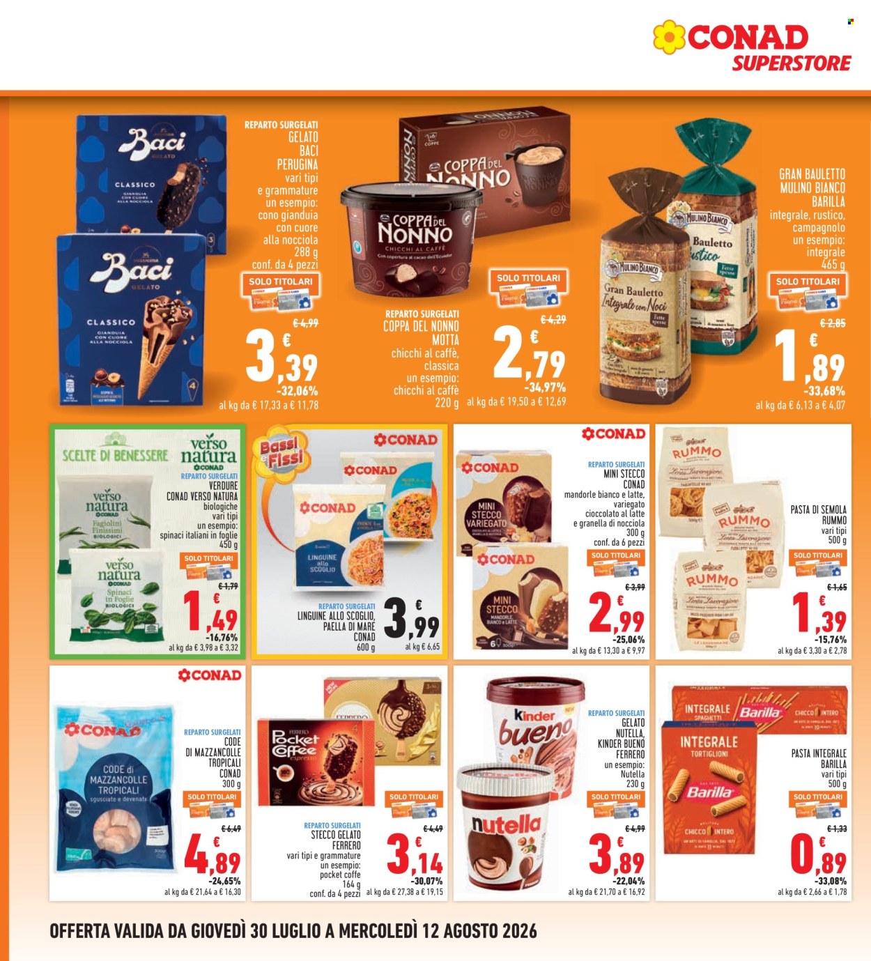 Volantino Conad Superstore - 30/7/2026 - 12/8/2026. Pagina 14
