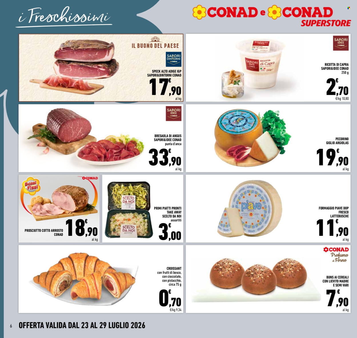 Volantino Conad Superstore - 23/7/2026 - 29/7/2026. Pagina 6