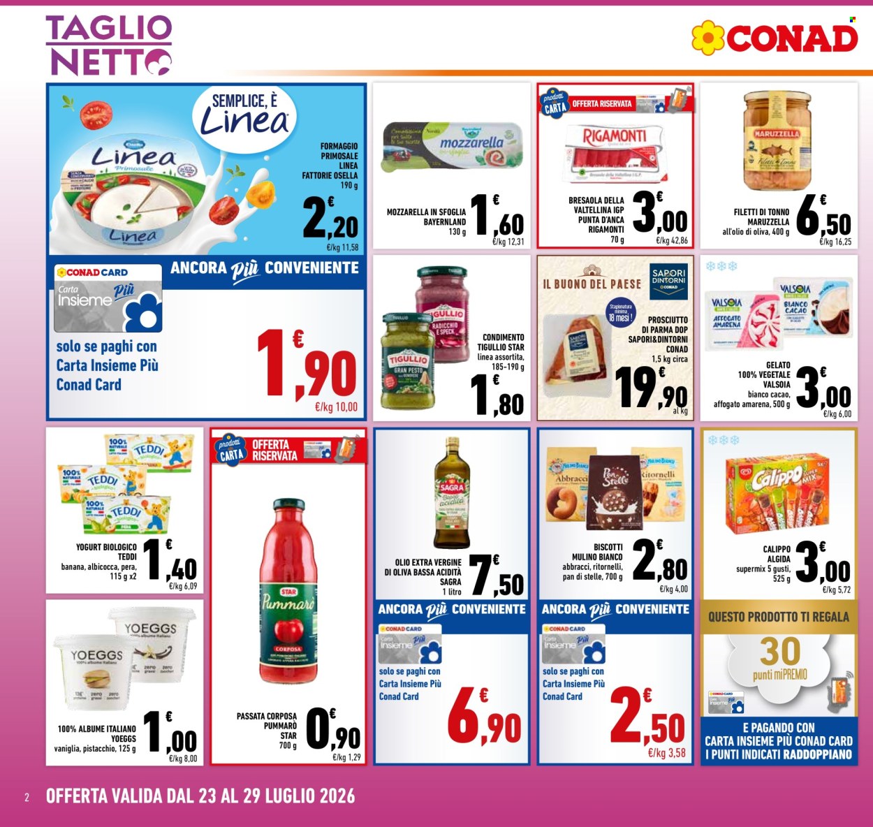 Volantino Conad - 23/7/2026 - 29/7/2026. Pagina 2