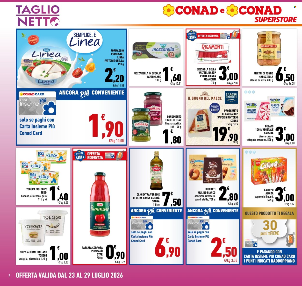 Volantino Conad Superstore - 23/7/2026 - 29/7/2026. Pagina 2