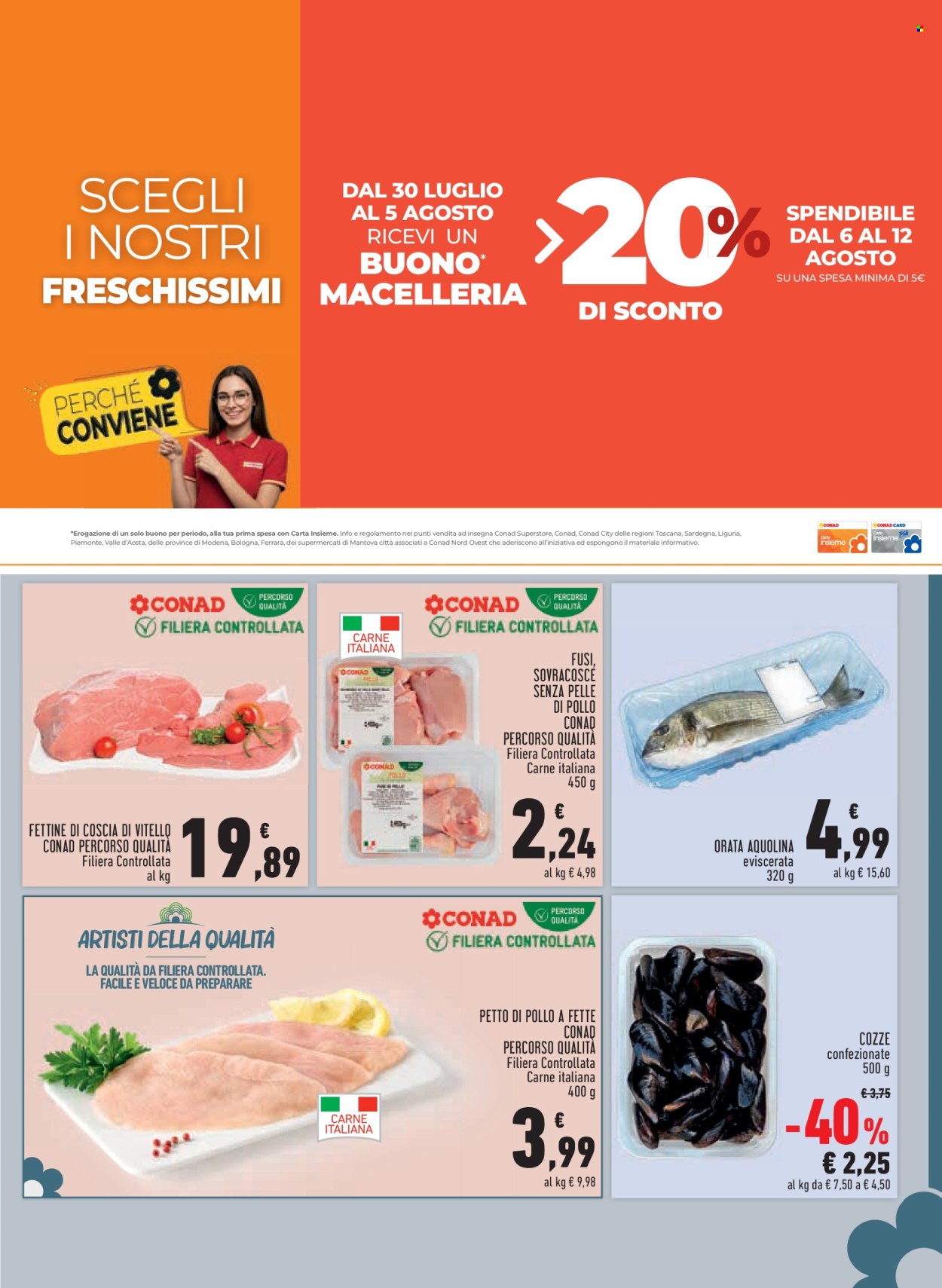 Volantino Conad - 30/7/2026 - 12/8/2026. Pagina 3