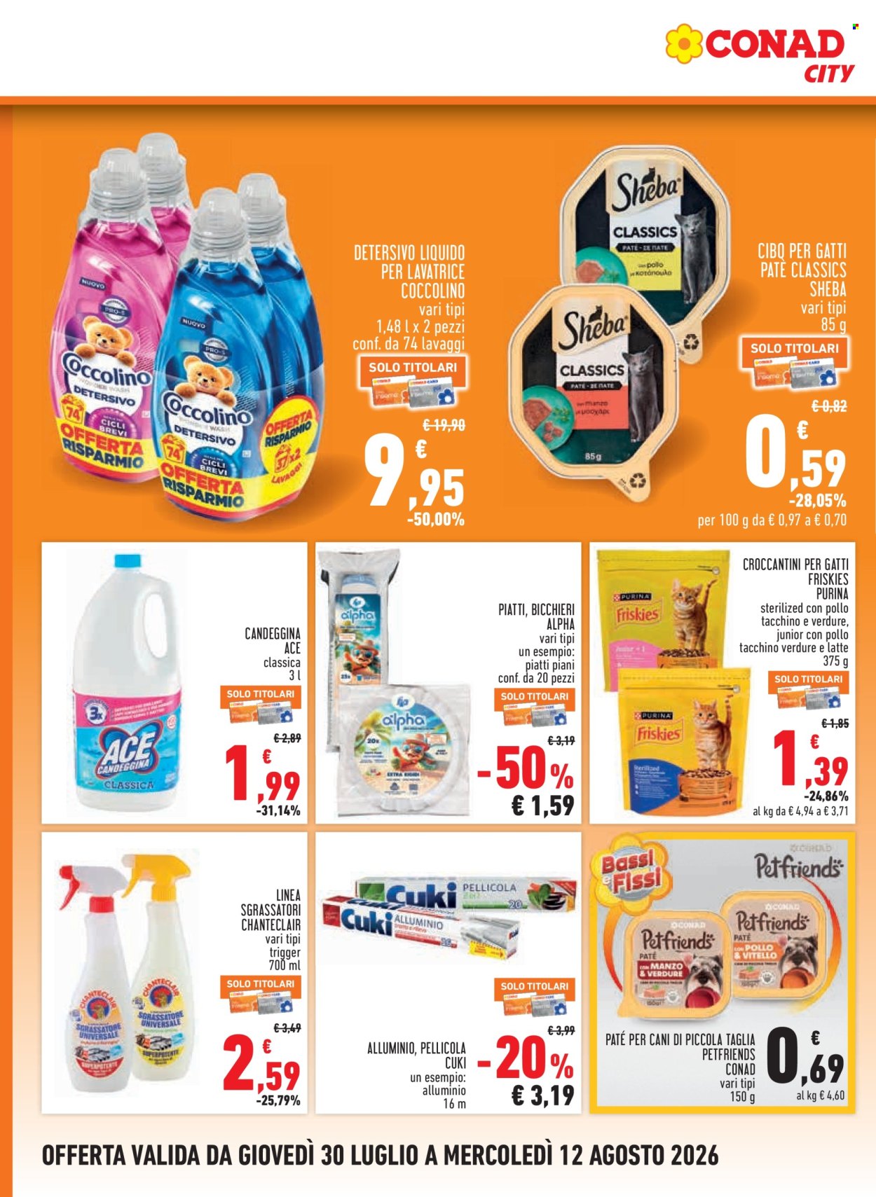 Volantino Conad - 30/7/2026 - 12/8/2026. Pagina 14