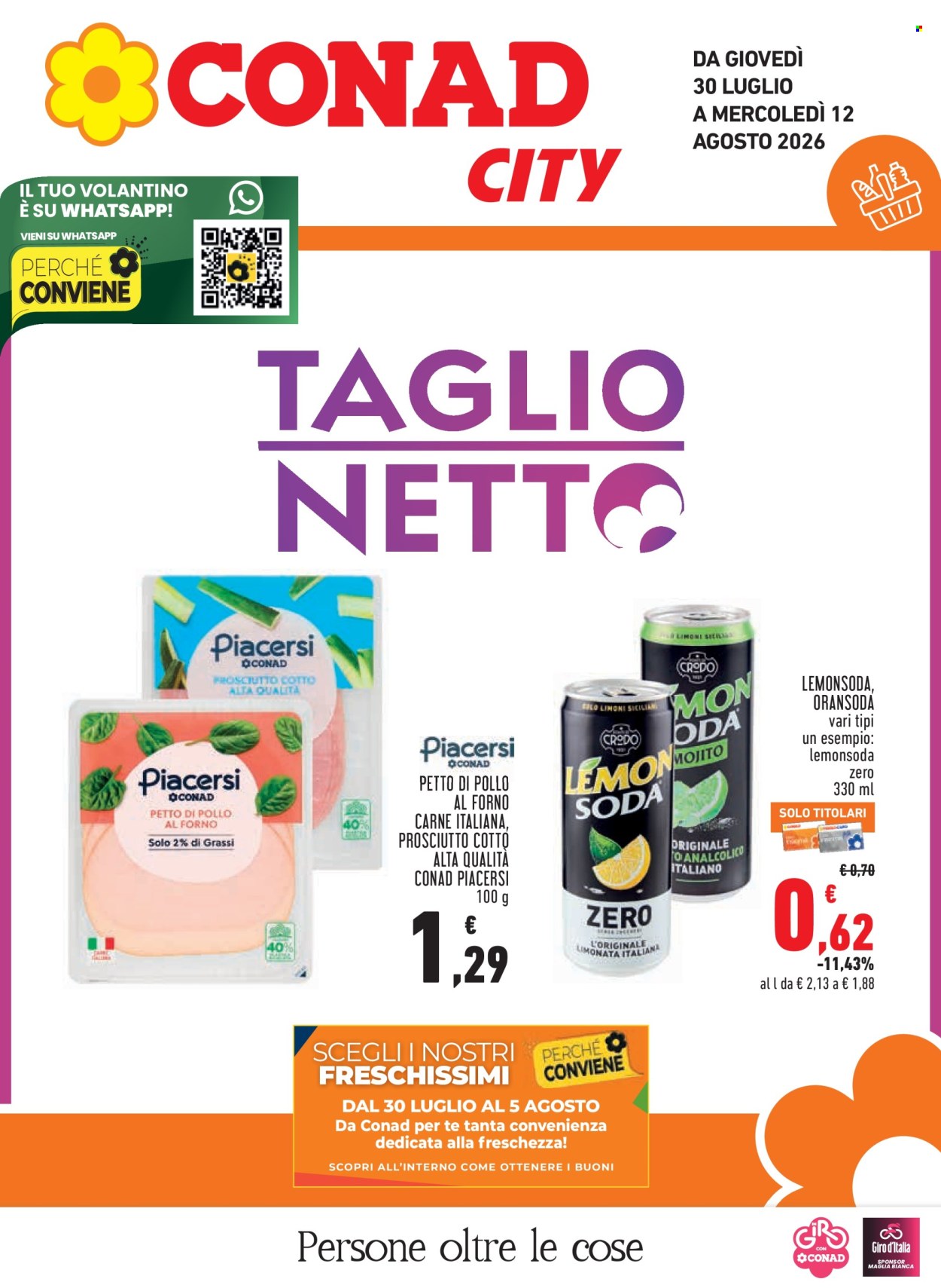 Volantino Conad - 30/7/2026 - 12/8/2026. Pagina 1