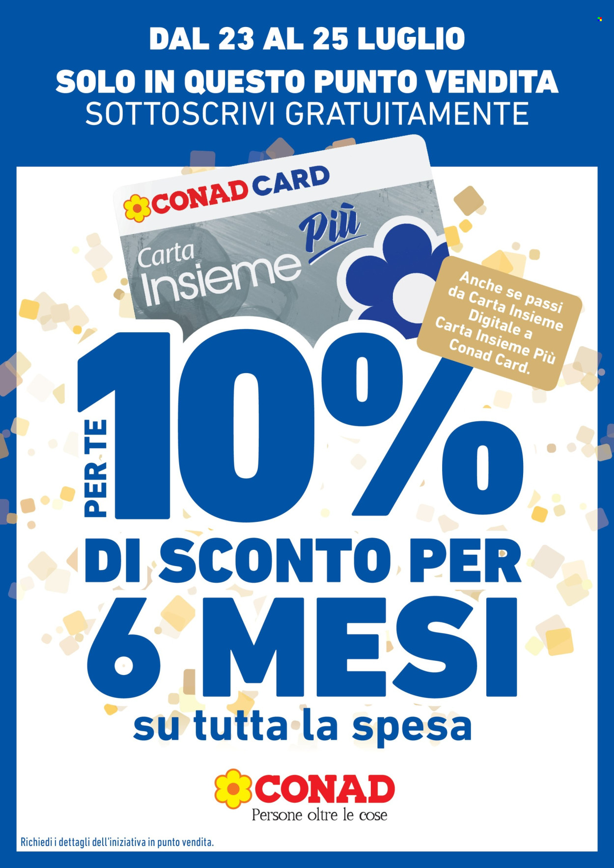 Volantino Conad - 23/7/2026 - 25/7/2026. Pagina 1