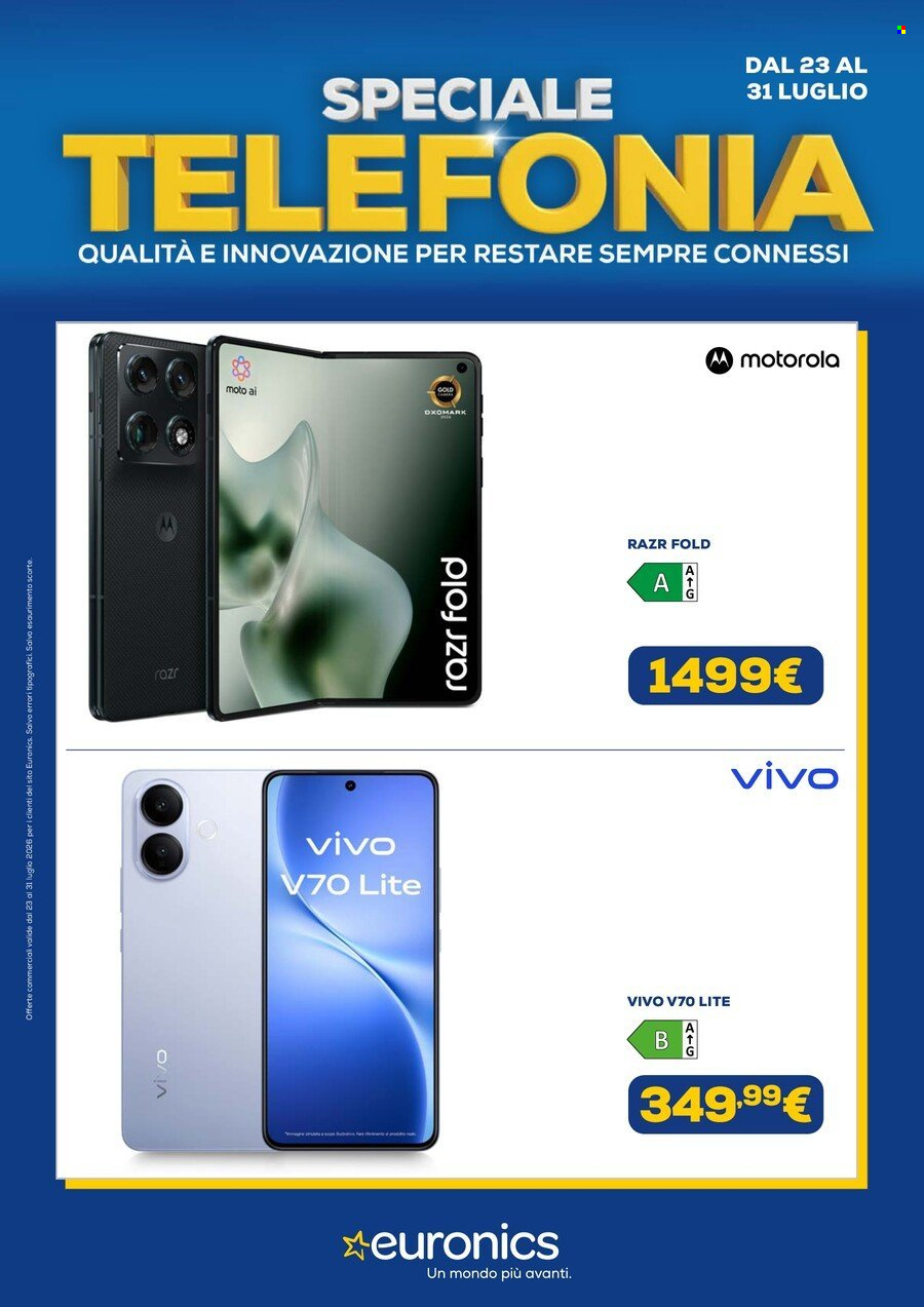 Volantino Euronics - 23/7/2026 - 31/7/2026. Pagina 1