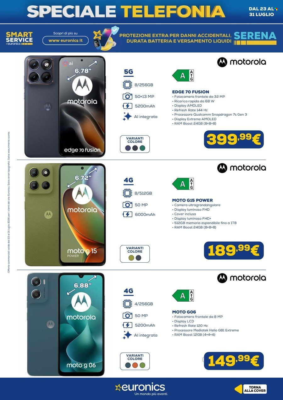 Volantino Euronics - 23/7/2026 - 31/7/2026. Pagina 5
