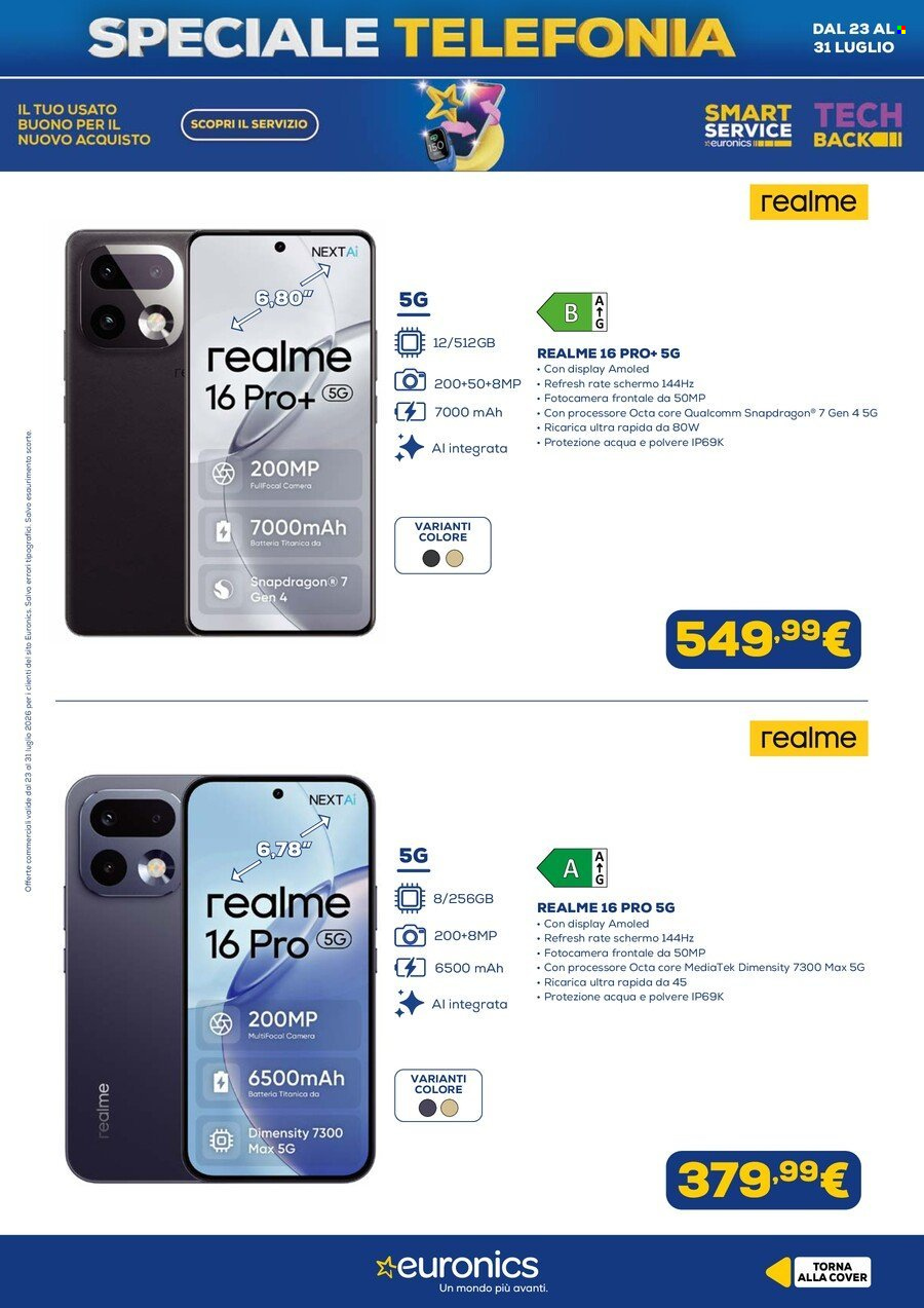 Volantino Euronics - 23/7/2026 - 31/7/2026. Pagina 6