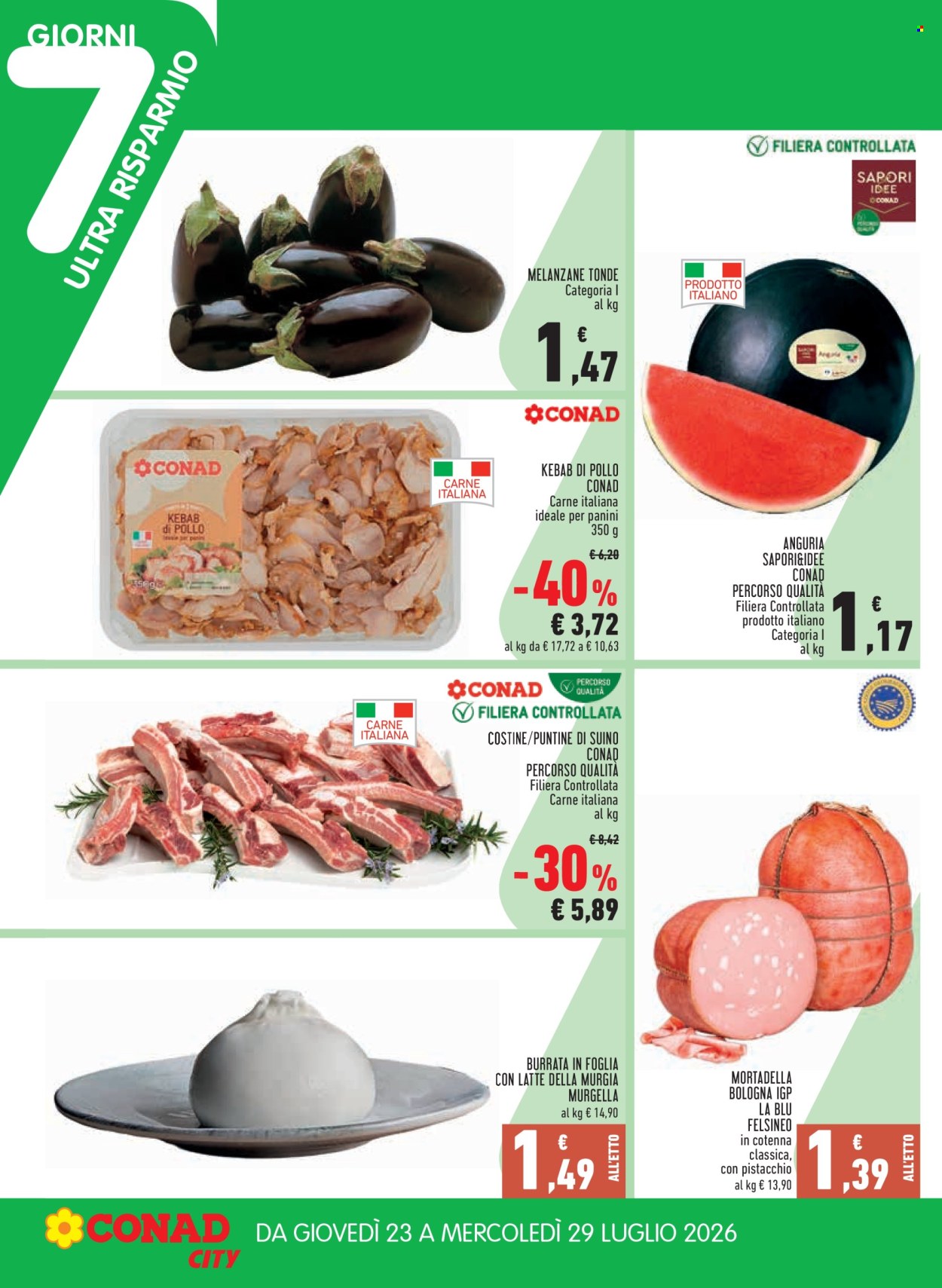 Volantino Conad - 23/7/2026 - 29/7/2026. Pagina 2