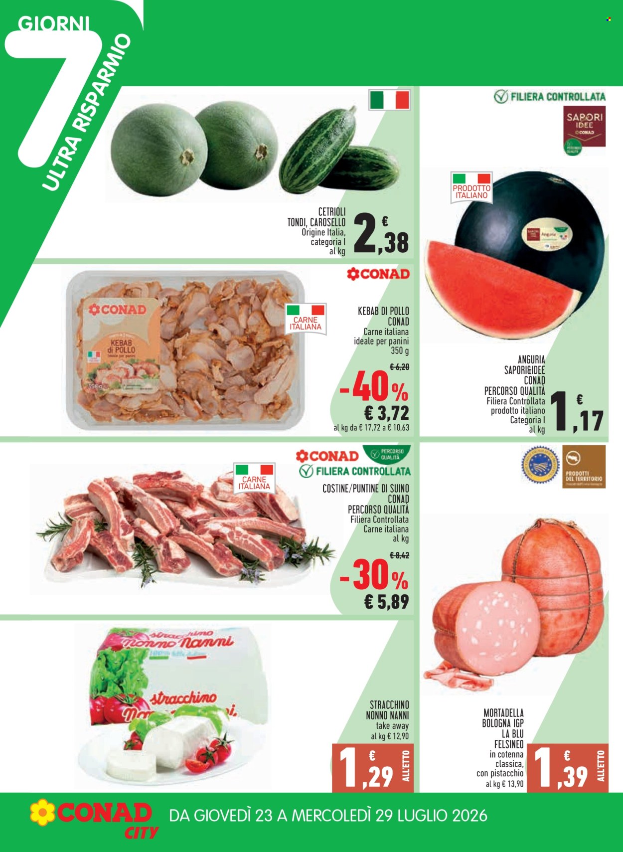 Volantino Conad - 23/7/2026 - 29/7/2026. Pagina 2