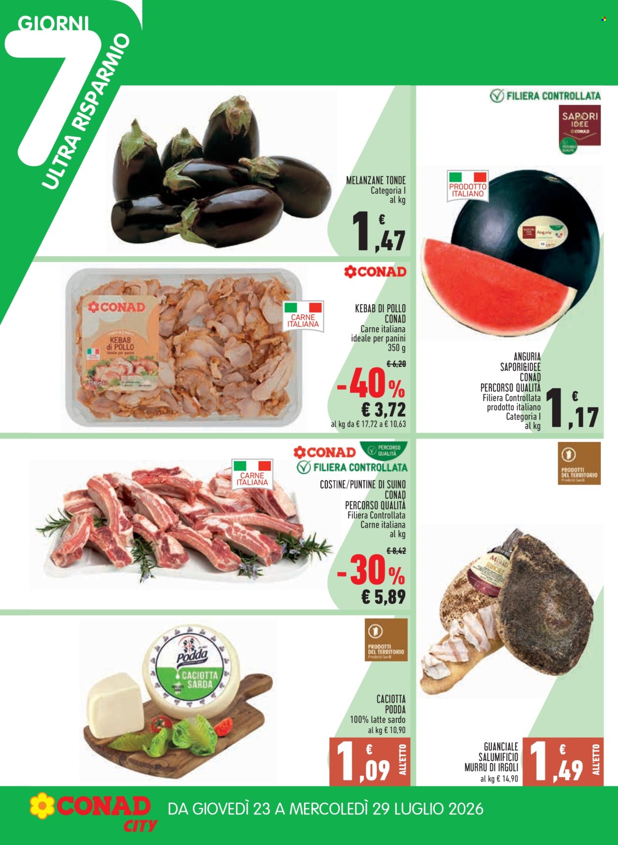 Volantino Conad - 23/7/2026 - 29/7/2026. Pagina 2