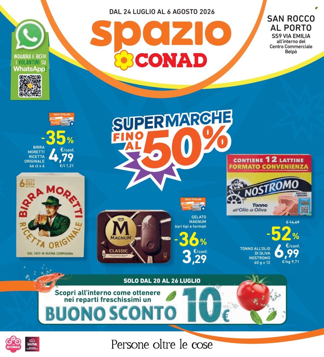 Volantino Spazio Conad - 24/7/2026 - 6/8/2026. Pagina 1