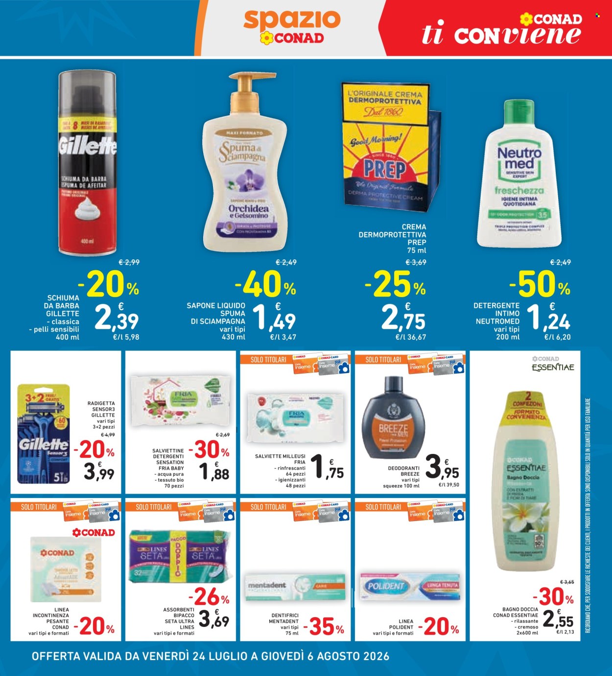 Volantino Spazio Conad - 24/7/2026 - 6/8/2026. Pagina 13