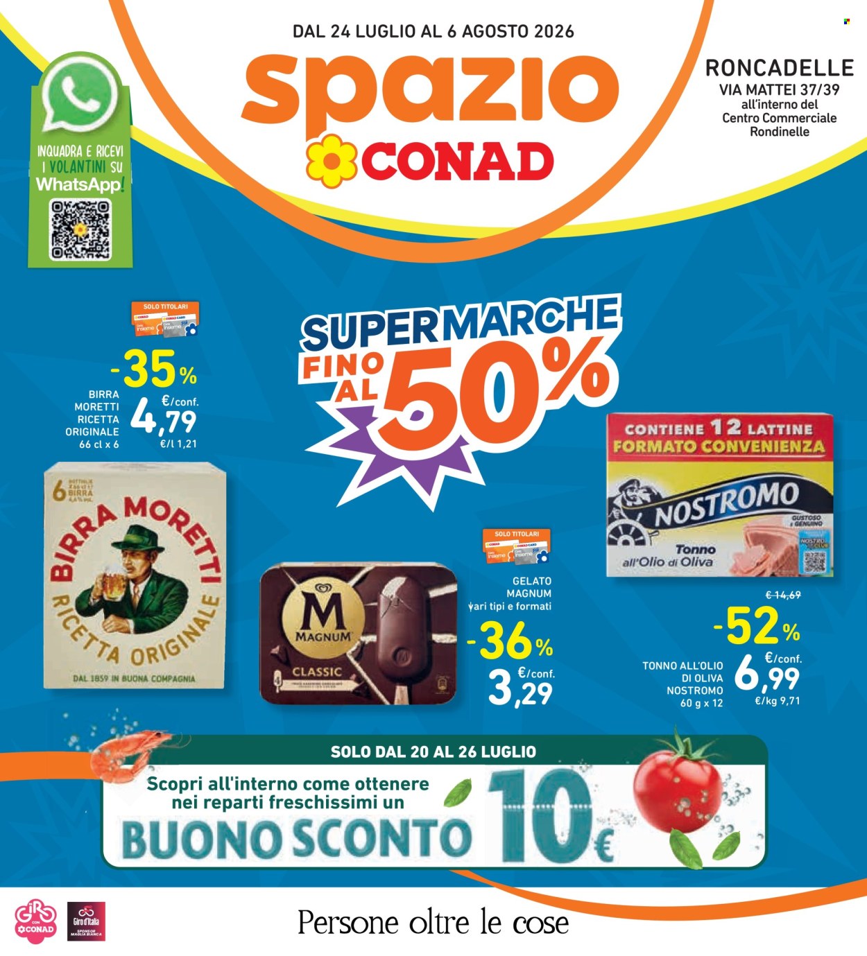 Volantino Spazio Conad - 24/7/2026 - 6/8/2026. Pagina 1