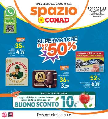 Volantino Spazio Conad - 24/7/2026 - 6/8/2026.