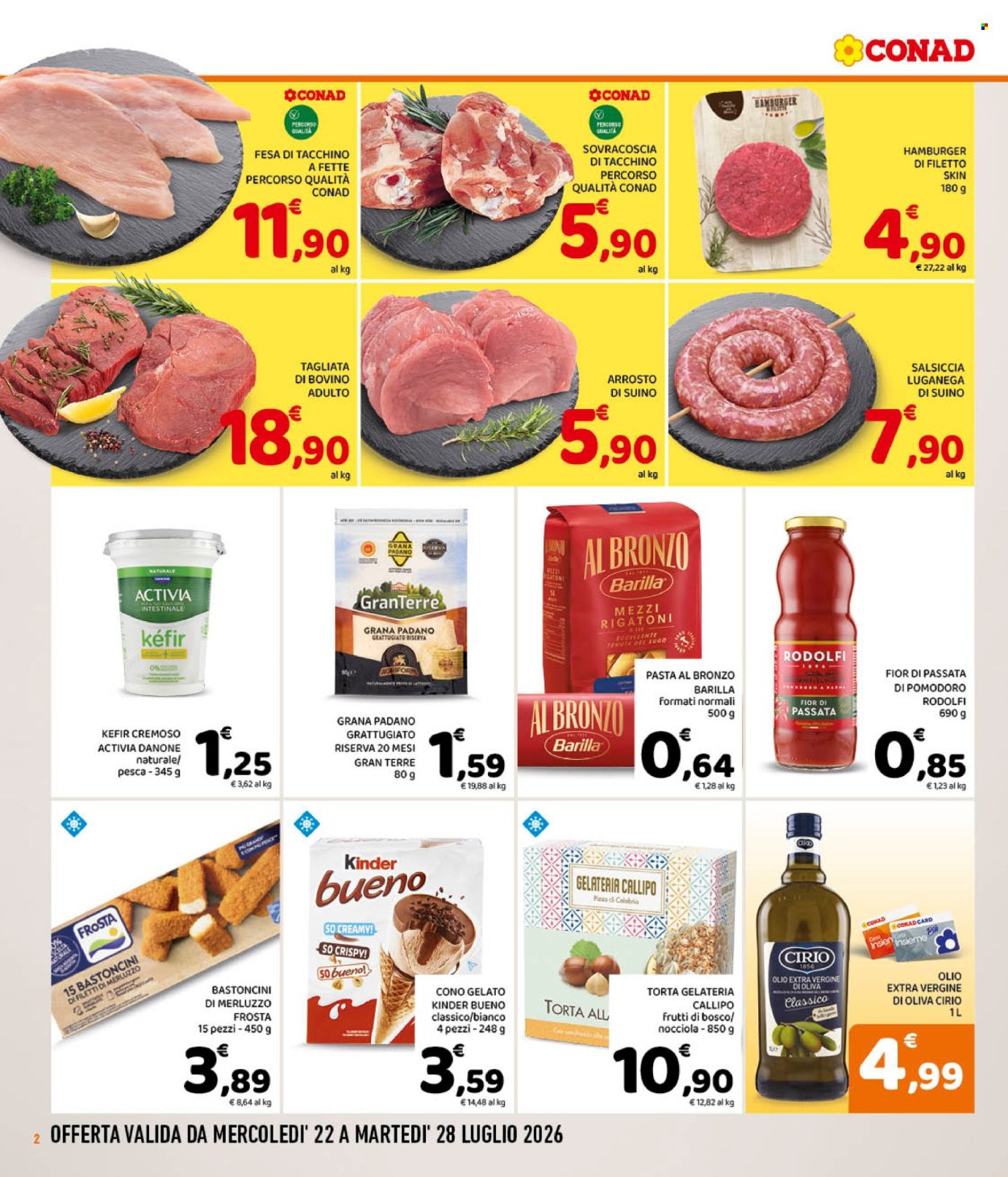 Volantino Conad - 22/7/2026 - 28/7/2026. Pagina 2
