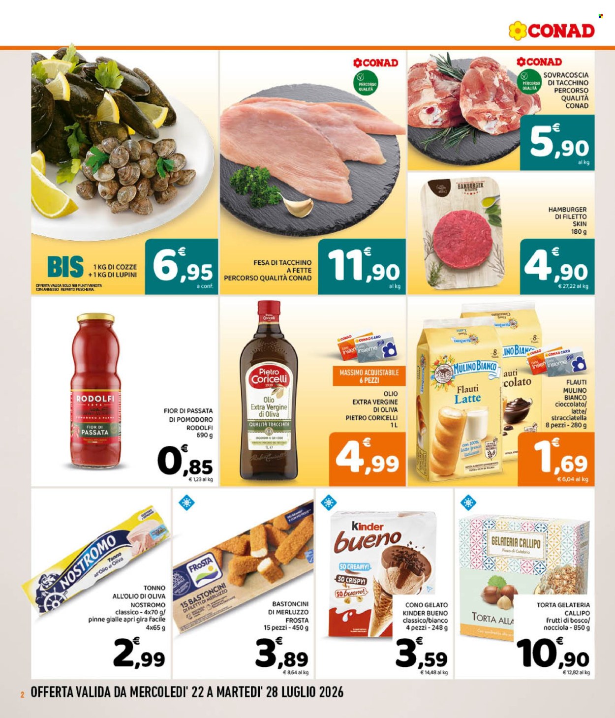 Volantino Conad - 22/7/2026 - 28/7/2026. Pagina 2