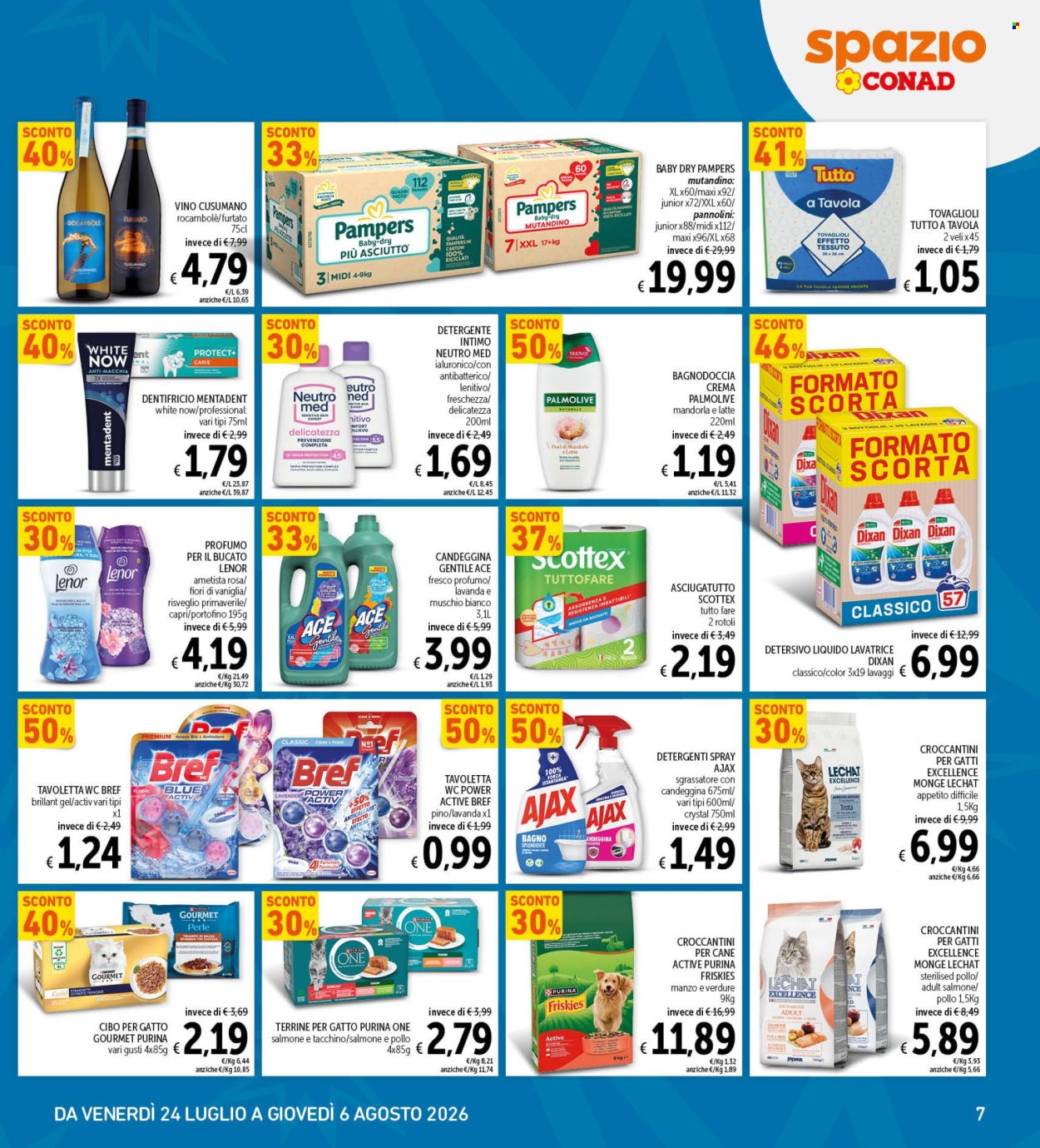 Volantino Spazio Conad - 24/7/2026 - 6/8/2026. Pagina 7
